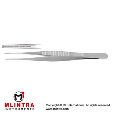 DeBakey Atrauma Forcep Stainless Steel, 16 cm - 6 1/4" Tip Size 2.0 mm